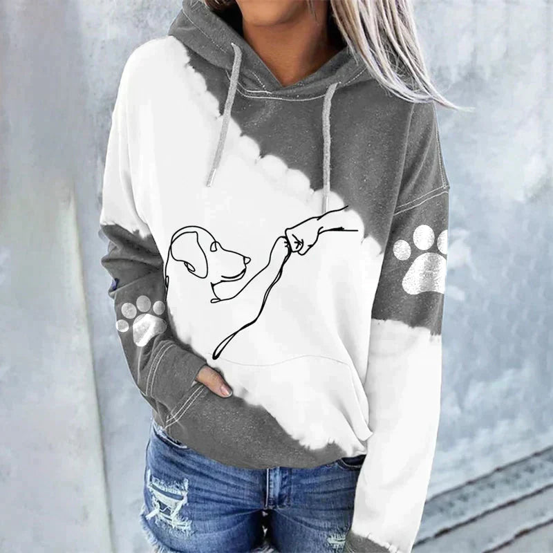 Fudus Hoodie mit angenehmem grafischem Design