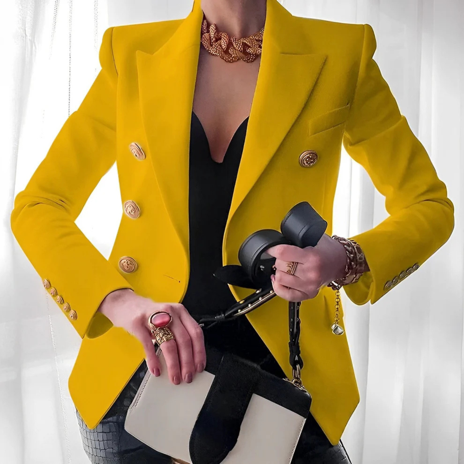 Krohn-e | Damen Eleganter Blazer Sofistiziert