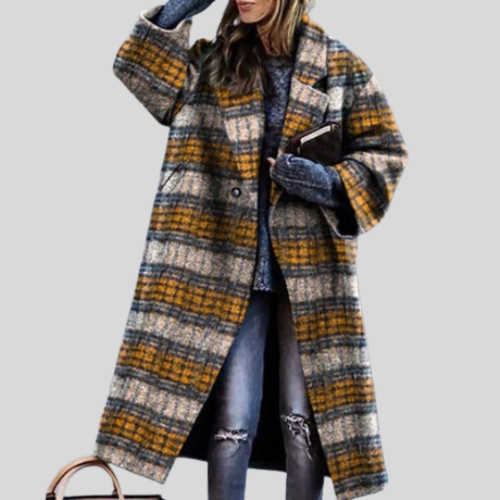Krohn-e | Langer Wintermantel – Karlina Warmes Layering-Stück