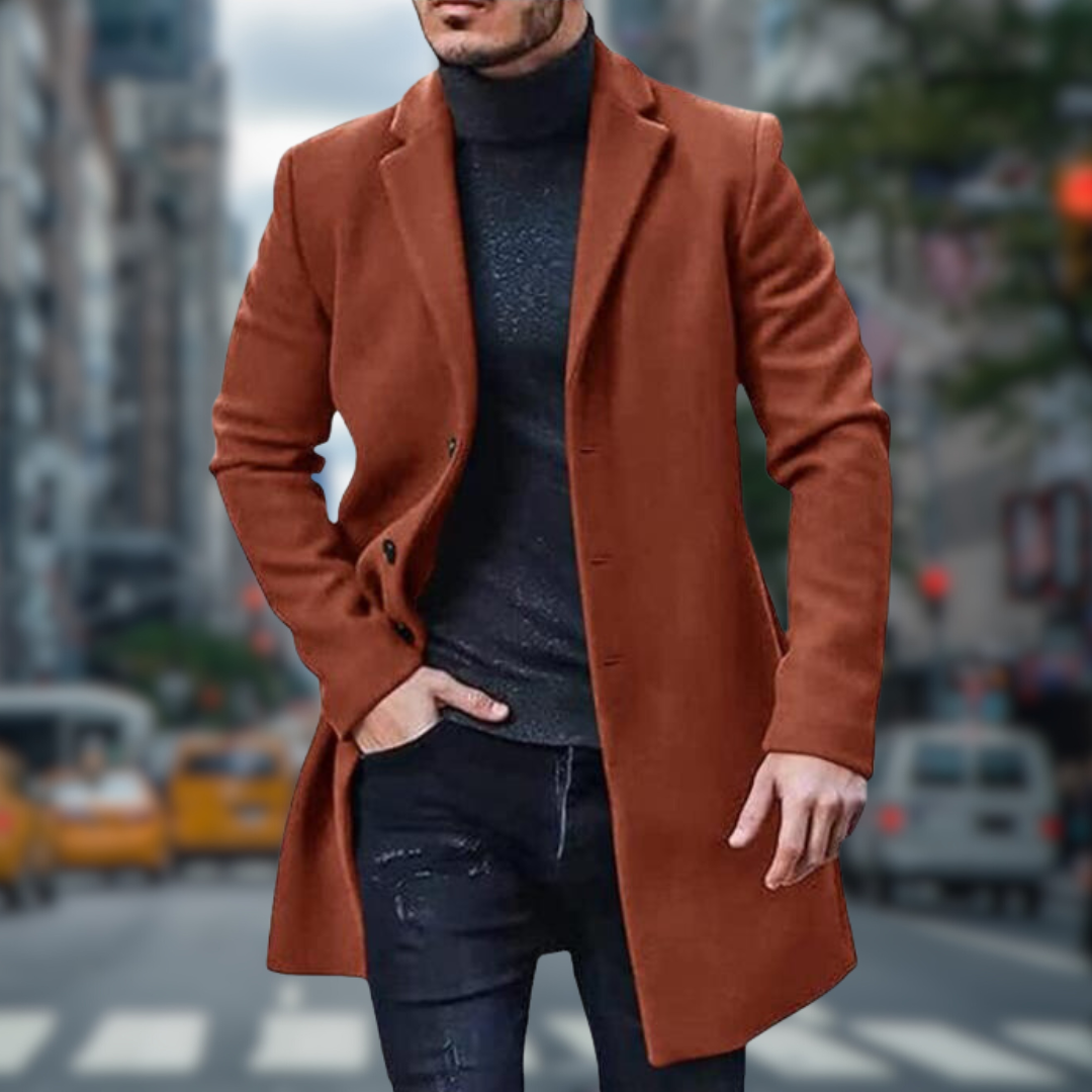 Krohn-e | Belloni Klassischer Langer Trenchcoat - Stilvoll & Komfortabel