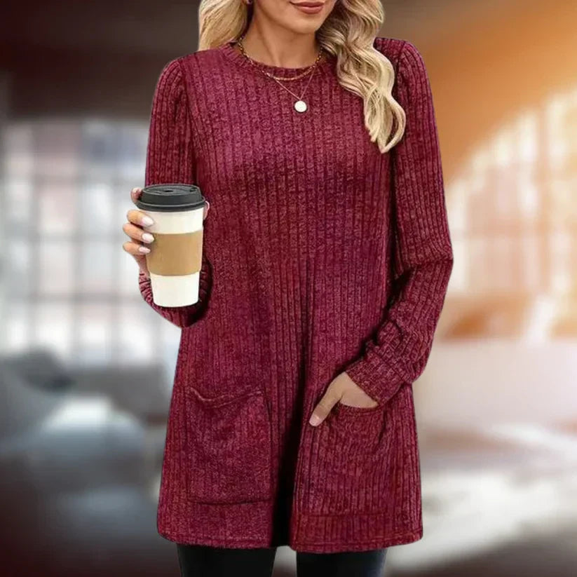 Krohn-e | Eleganter Pullover mit Fronttaschen