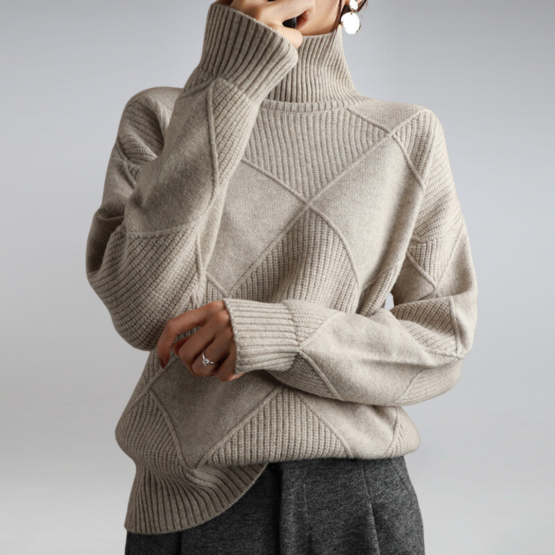 Krohn-e | Kaschmirrollkragenpullover für Frauen