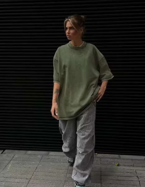 Baumwolle Damen T-Shirt Retro Vintage von Fudus