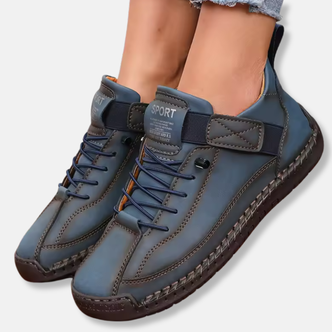 Krohn-e | Stiefel Bis Zur Mitte Der Waden – Schnürung – Wasserabweisend – Rutschfeste Sohle – Lässige Passform