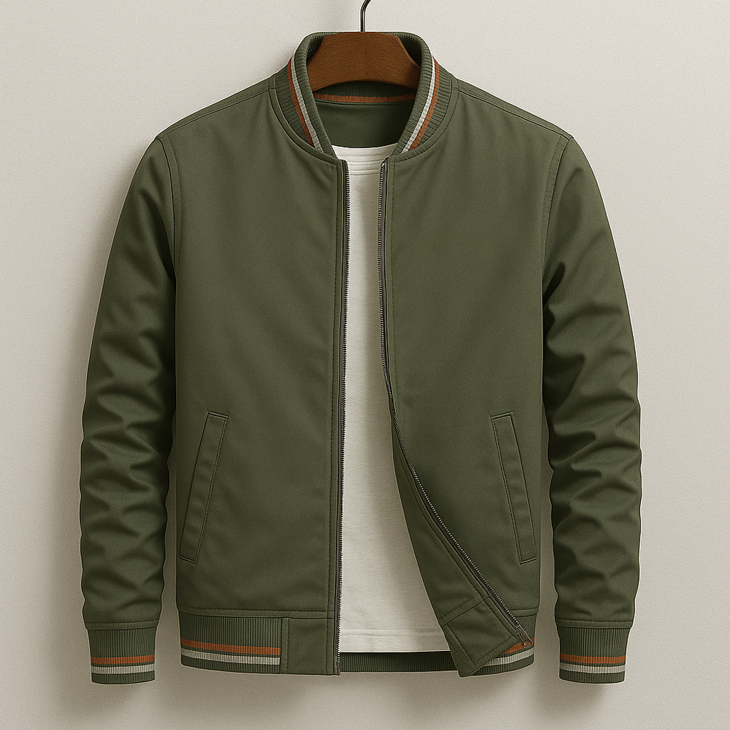 Krohn-e | Bomberjacke mit Streifen