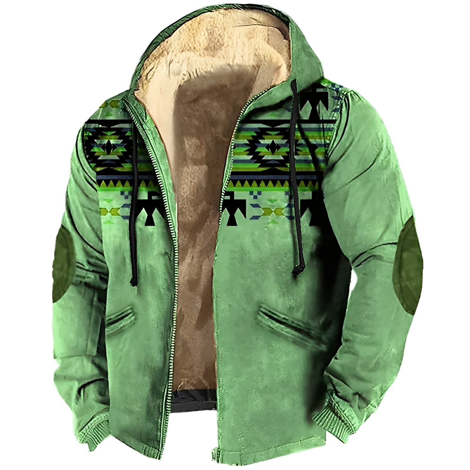 Krohn-e | Kapuzenjacke im Tribal-Stil für Herren
