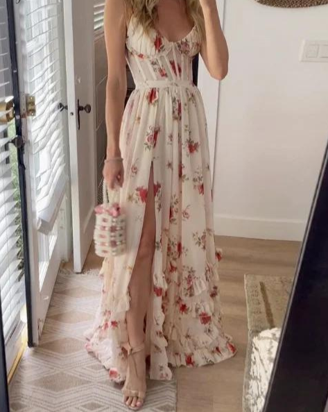 Kurzes Kleid mit Print