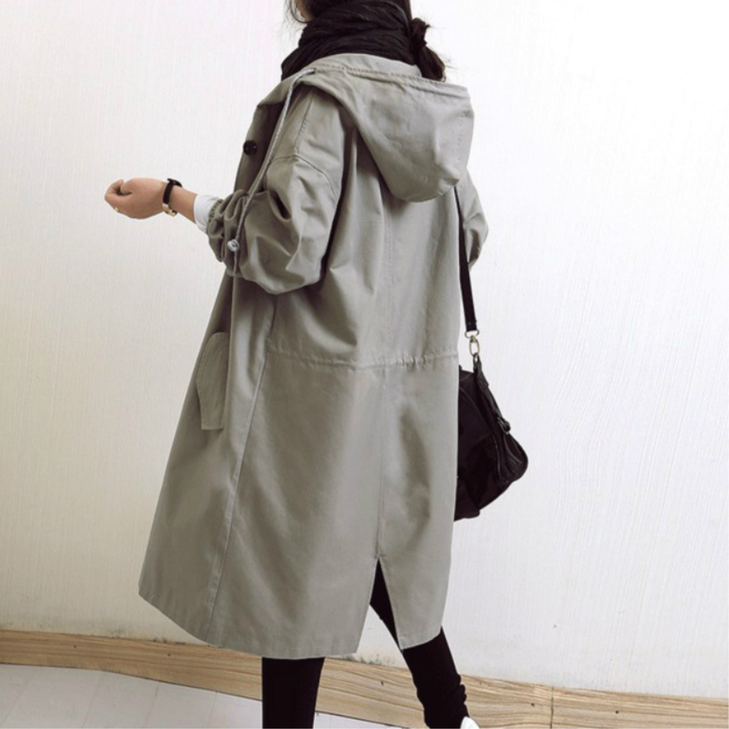 Krohn-e | Trenchcoat Damen Wind und Wasserdicht
