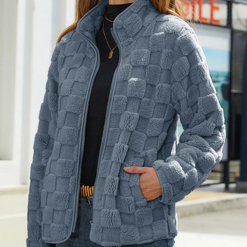 Krohn-e | Karierte Winterjacke für Damen