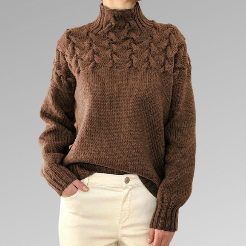 Krohn-e | Eleganter und Warmer Rollkragenpullover