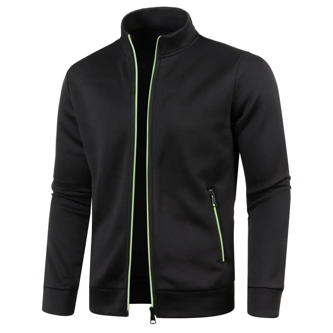 Jonas | Herren Sweatjacke Stehkragen Vollreißverschluss Melange