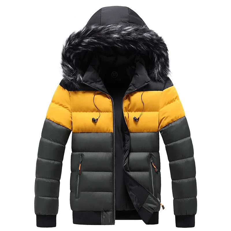 Winterjacke Bonafita mit Kapuze und Fellbesatz