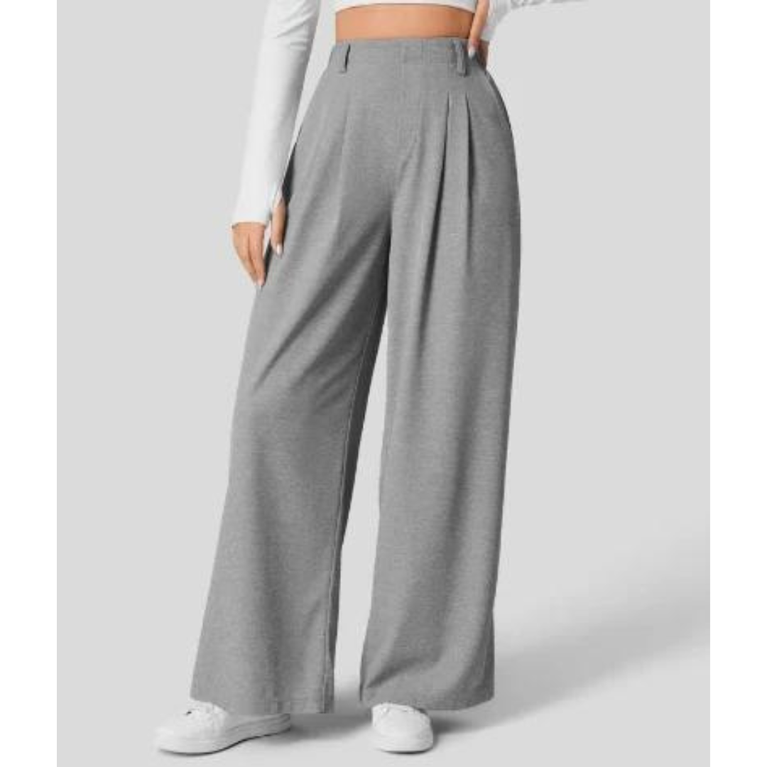 Komfortable Zurelle Damenhose mit weitem Bein