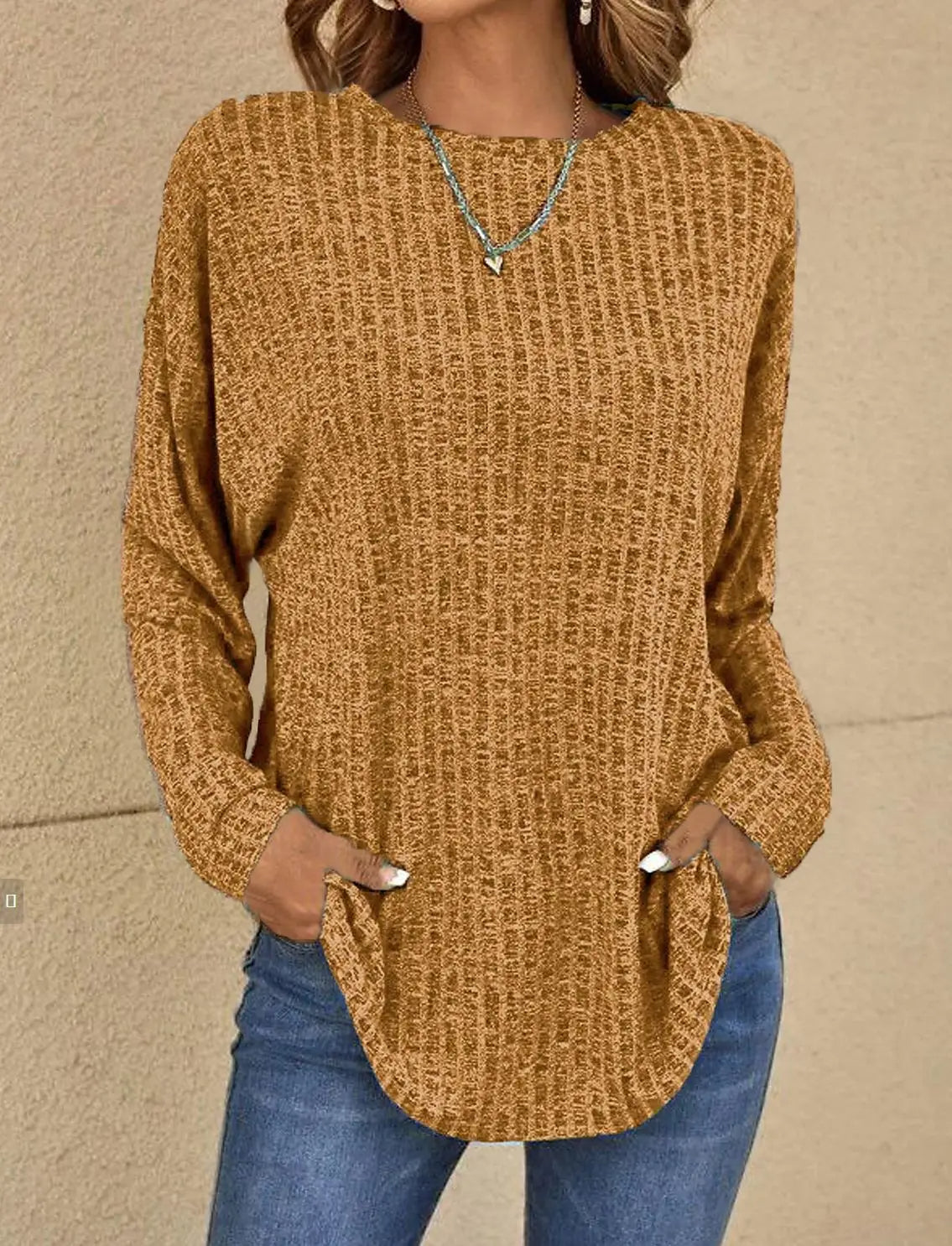 Krohn-e | Stylisches Gestricktes und Dehnbares Lässiges Top