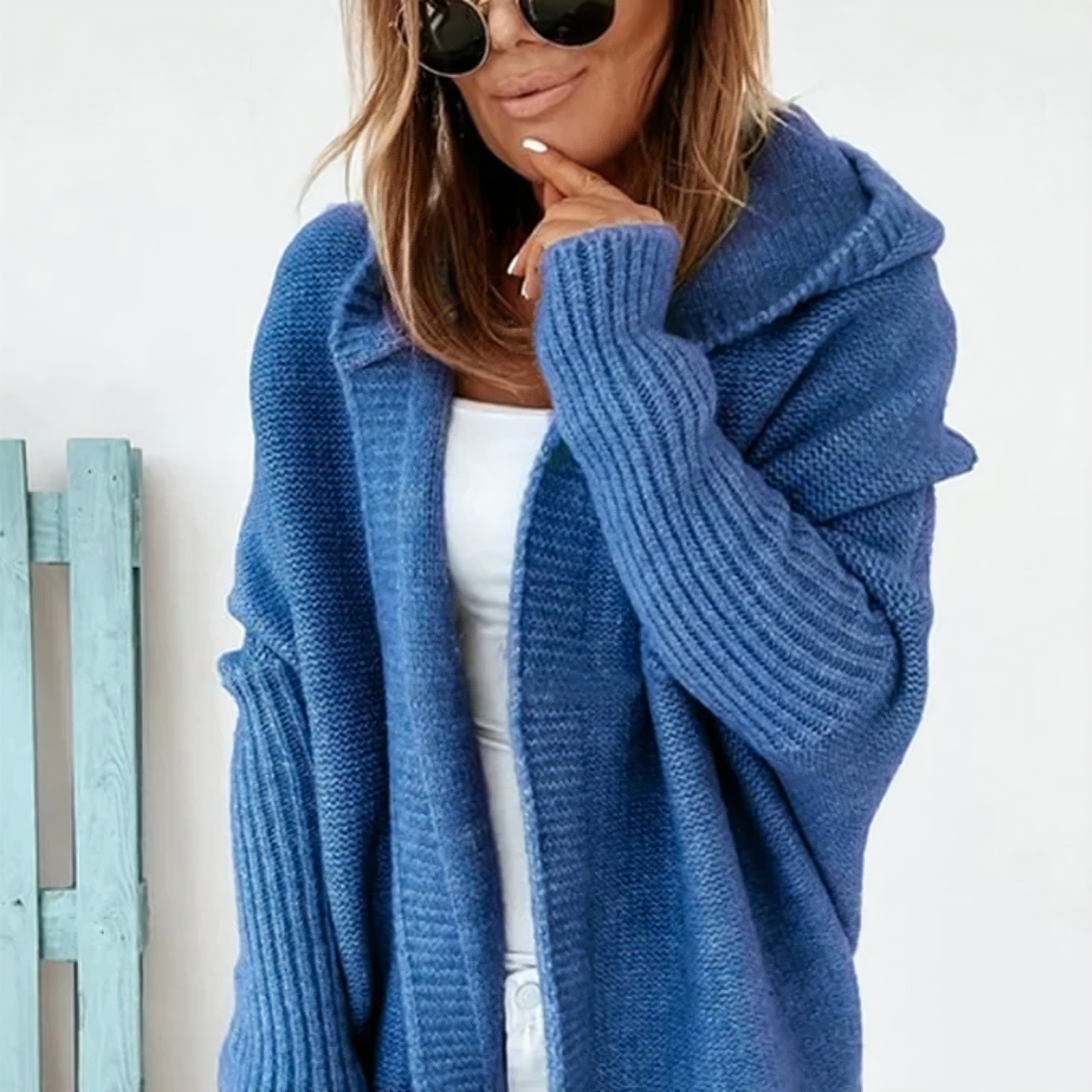 Mantel in mittlerer Länge, schlicht genäht - Sasha