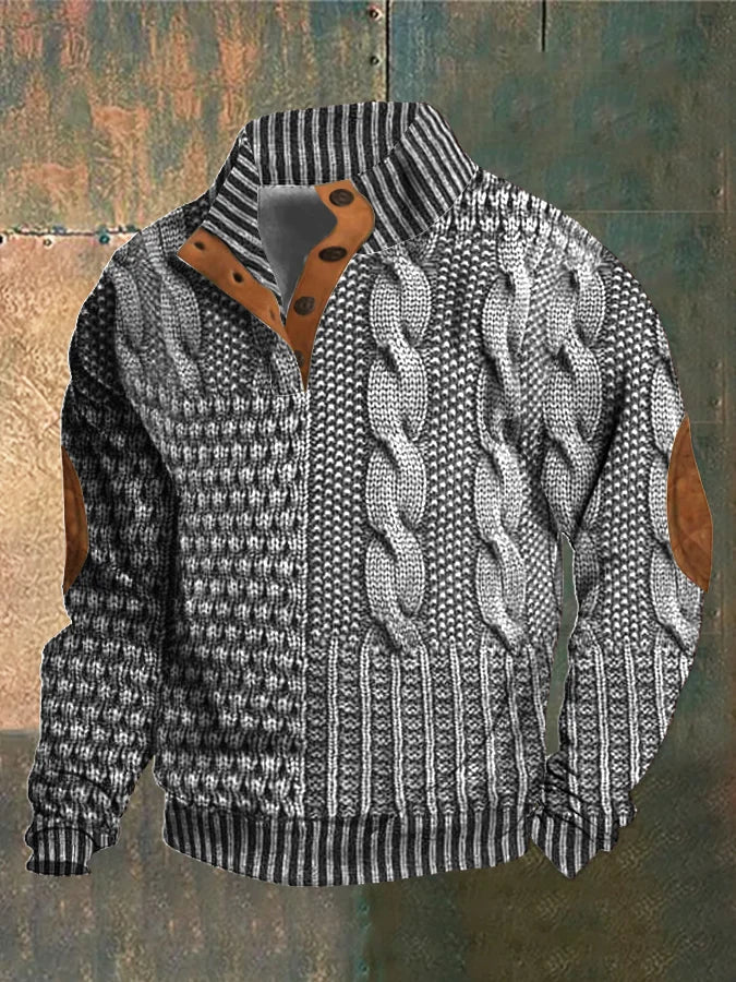 Herrenpullover Nilo: Modernes Strickdesign