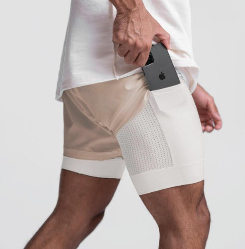 Bequeme und flexible Fitness-Shorts für Herren