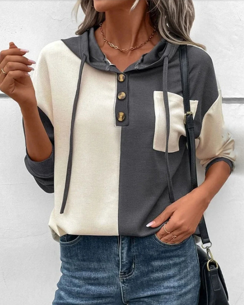 Moderne, bequeme Kapuzenjacke von Fudus