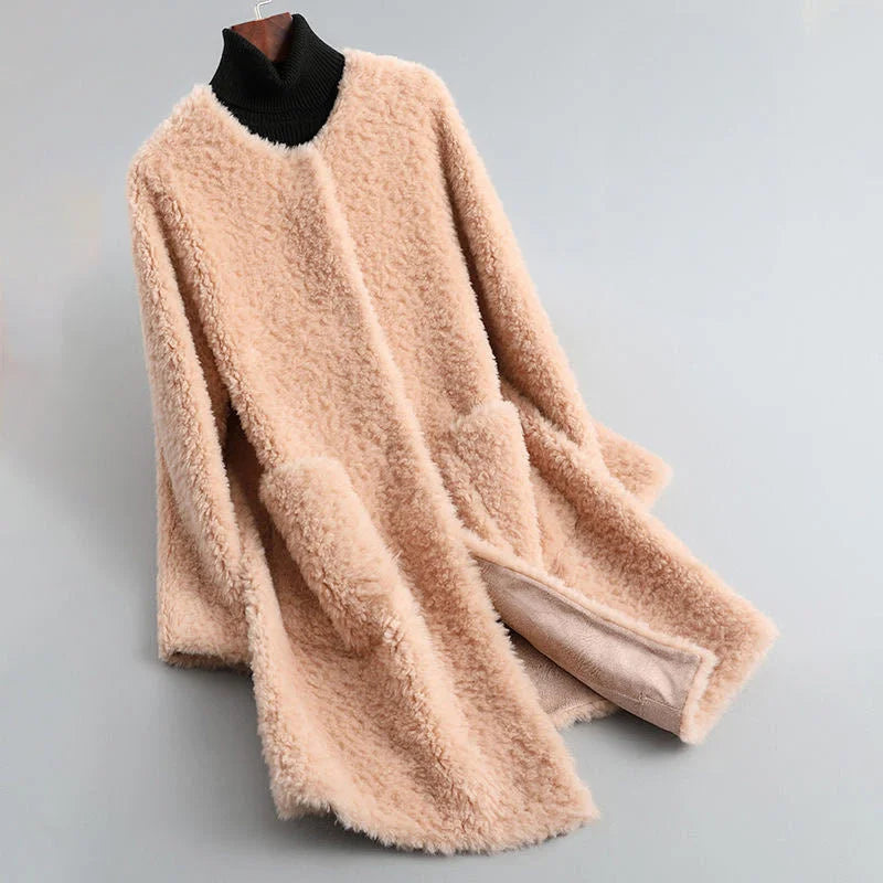 Krohn-e | Winterjacke Aus Teddyfell