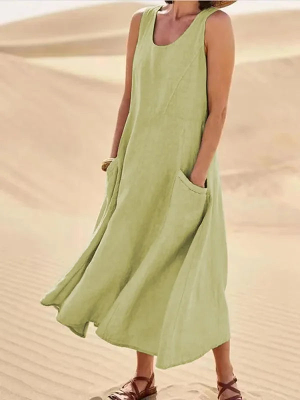 KROHN-E Damen Alltagskleid Klassisches Design Vielseitiger Stil