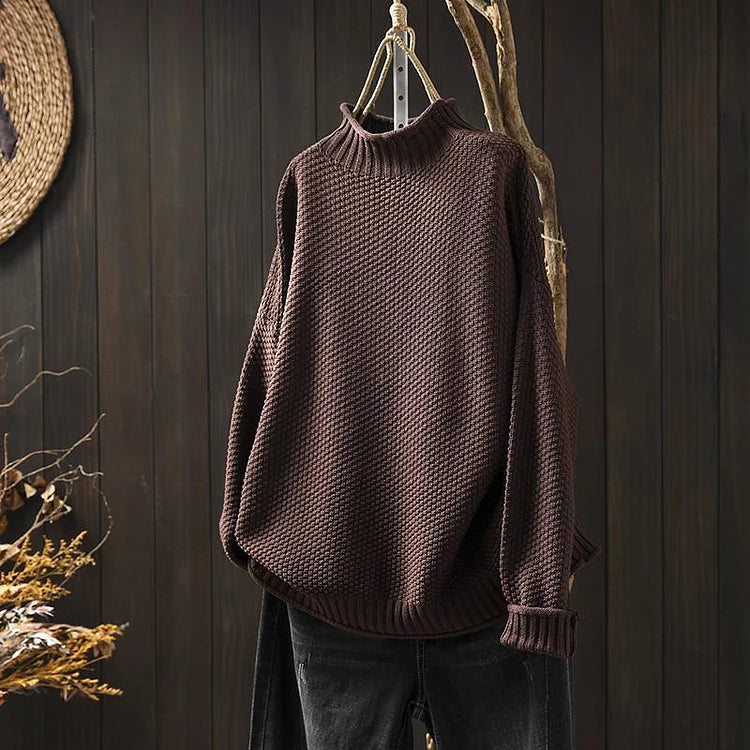 Larren Rollkragenpullover aus Strick
