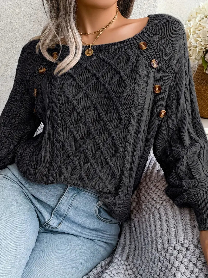 Natalie: Relaxed Crew Neck Pullover