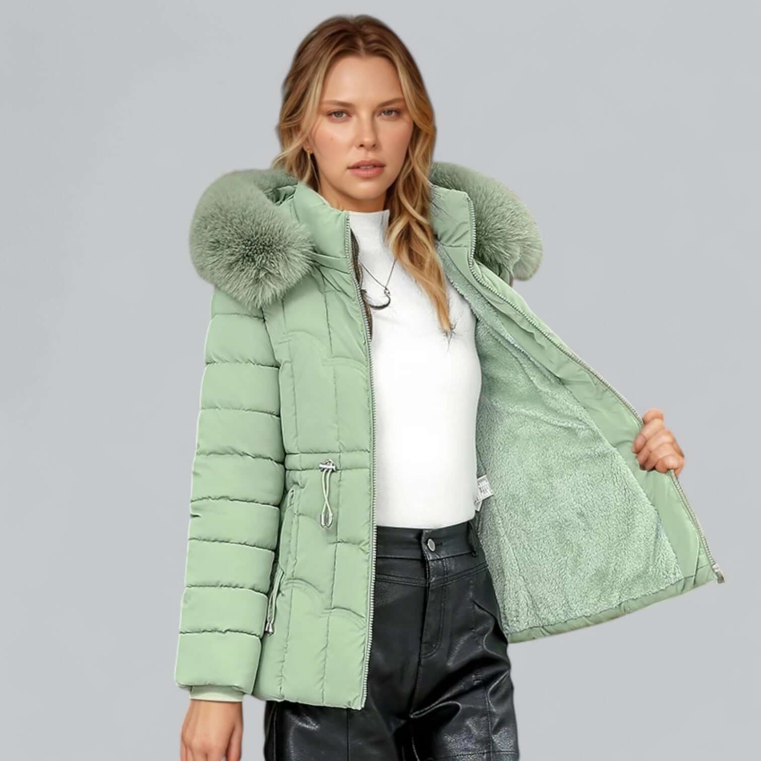 Krohn-e | Damen gepolsterter Parka Mantel