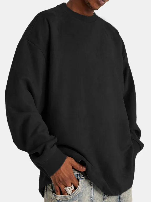 Wildleder Langarm-Pullover Elton