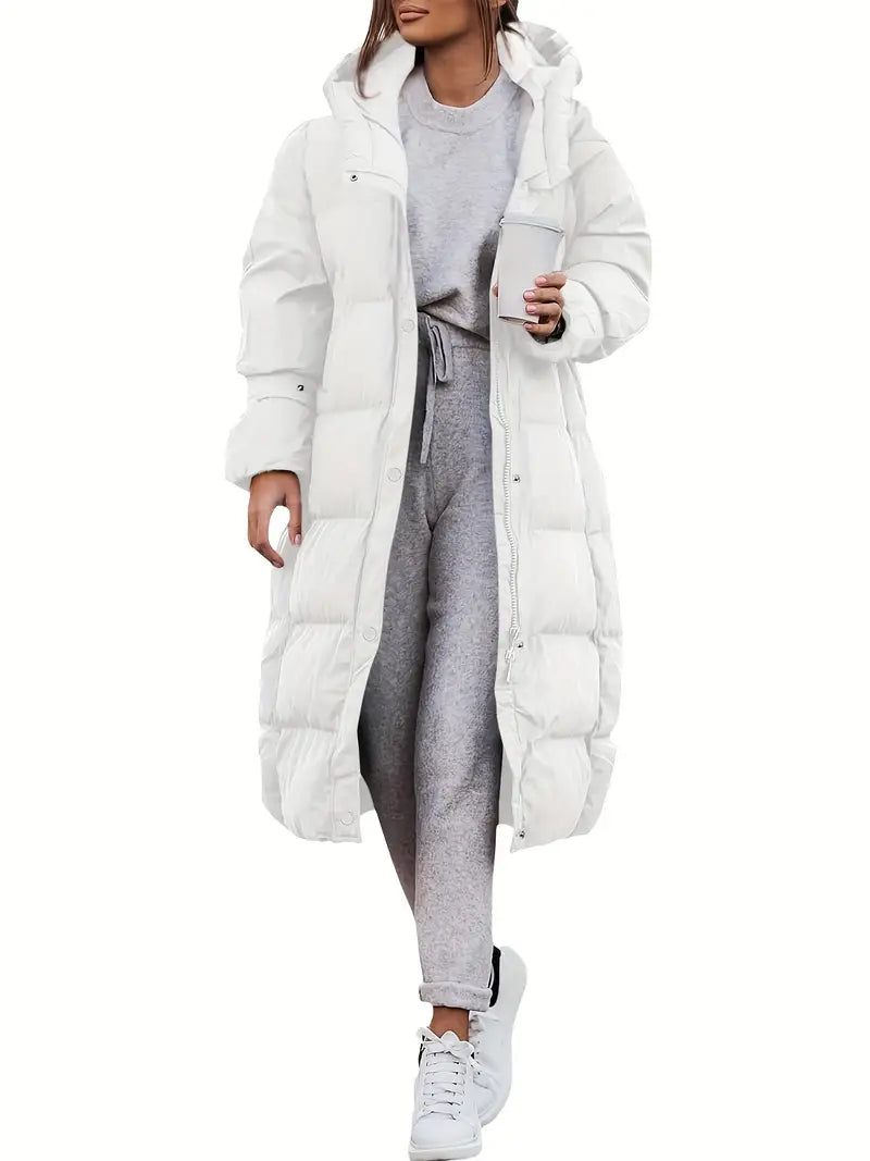 Krohn-e | Pufferjacke mit Kapuze für Damen - Warm