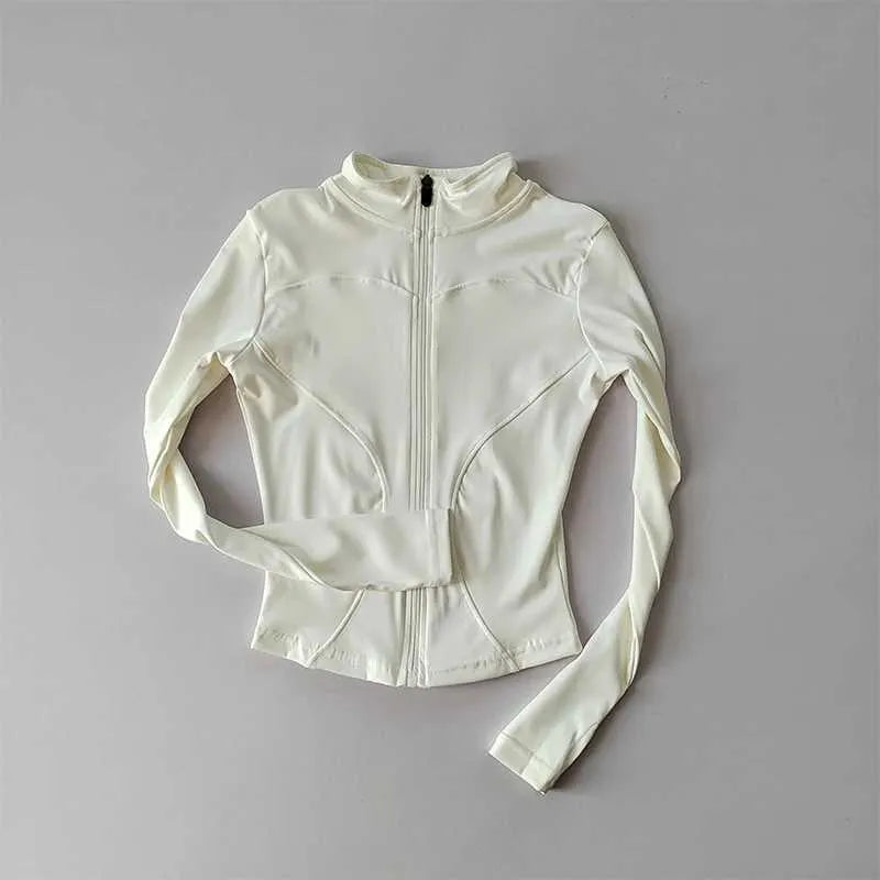 Krohn-e | Damen Langarm Zip Up Activewear Jacke