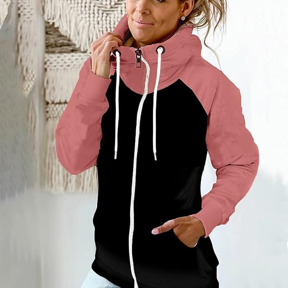 Krohn-e | Langarm Zip Up Taschenpullover