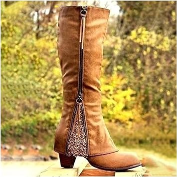 Krohn-e | Weinlese High Heeled Stiefel