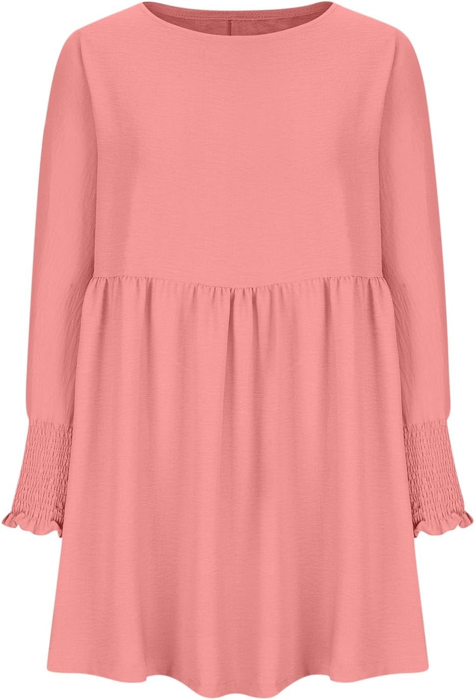 KROHN-E Damen Sommerkleid Raffung Verstellbare Träger Leicht