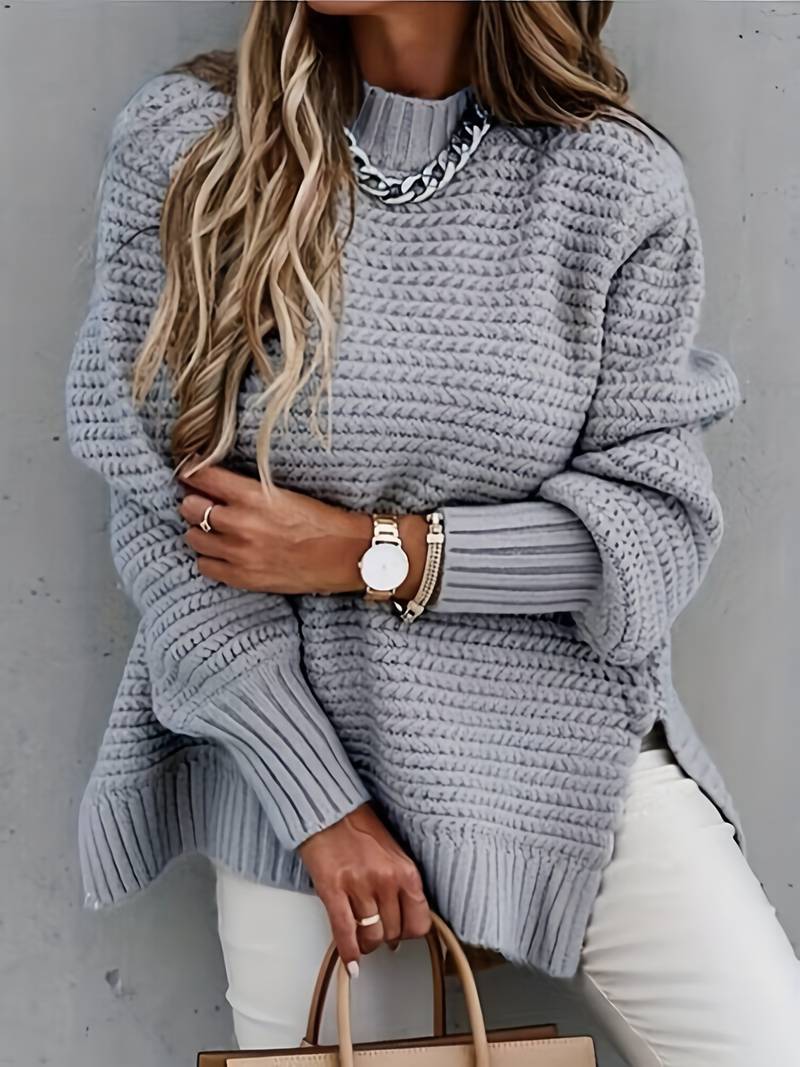 Chunky Knit Pearl Sweater