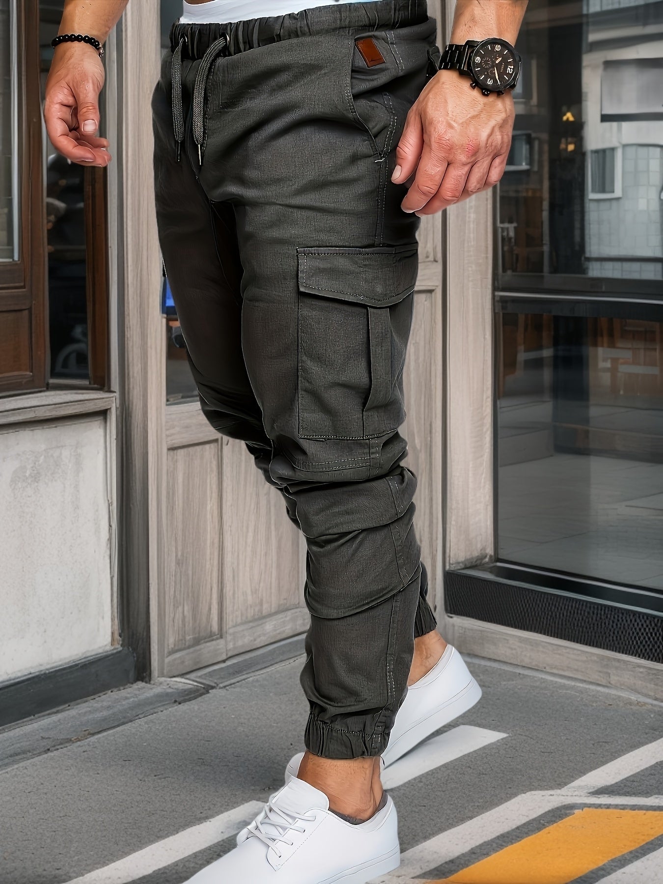Herren Cargohose von Ben mit Taschen für die Freizeit