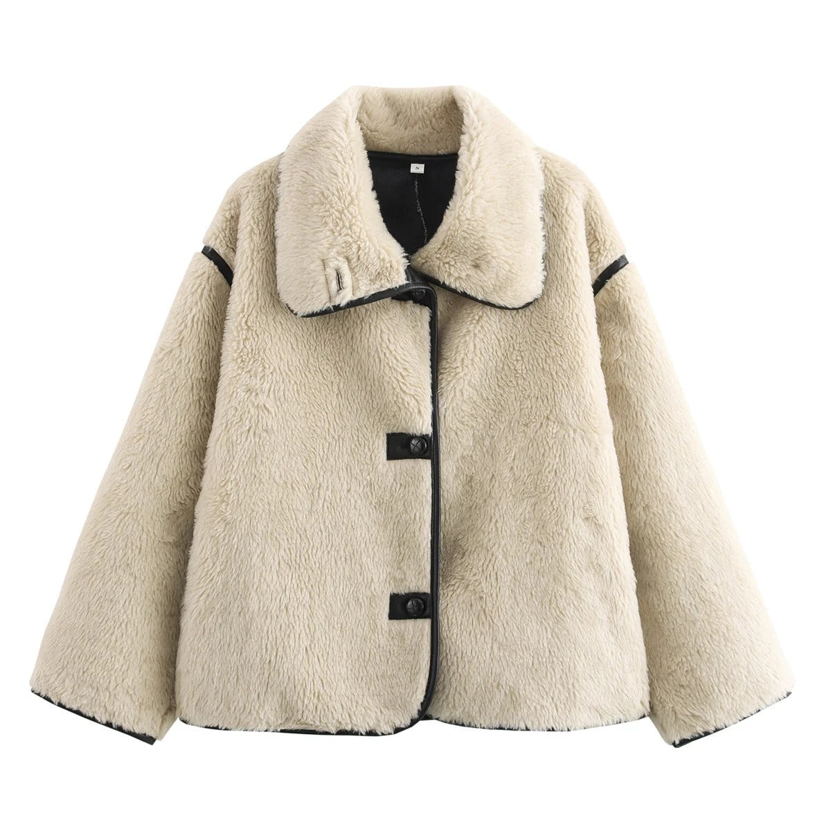 Krohn-e | Gemütliche Teddyjacke mit klassischem Kragen