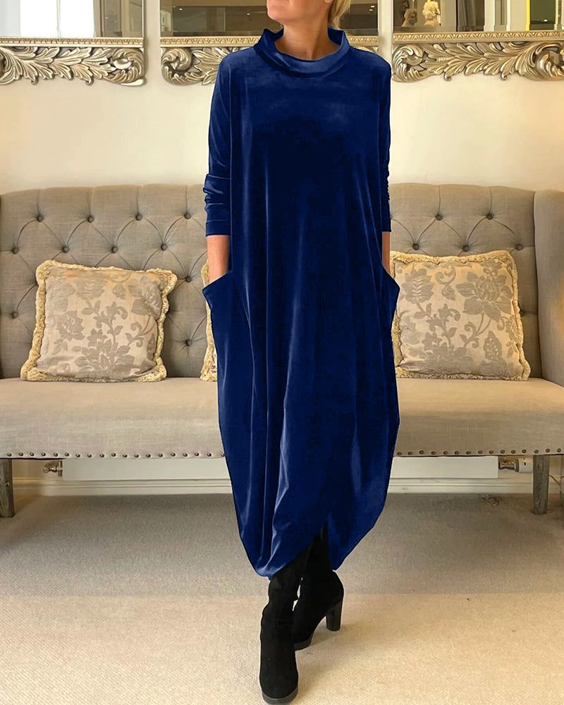 Krohn-e | Tulip Style Samt Kleid