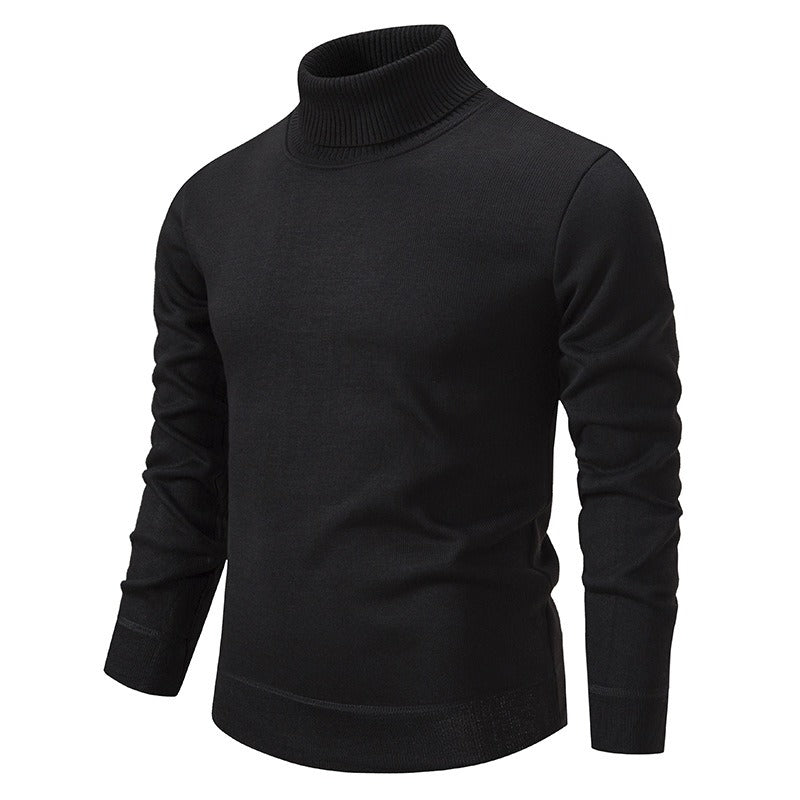 Jaxson: Slim-fit Velvet Rollneck Jumper