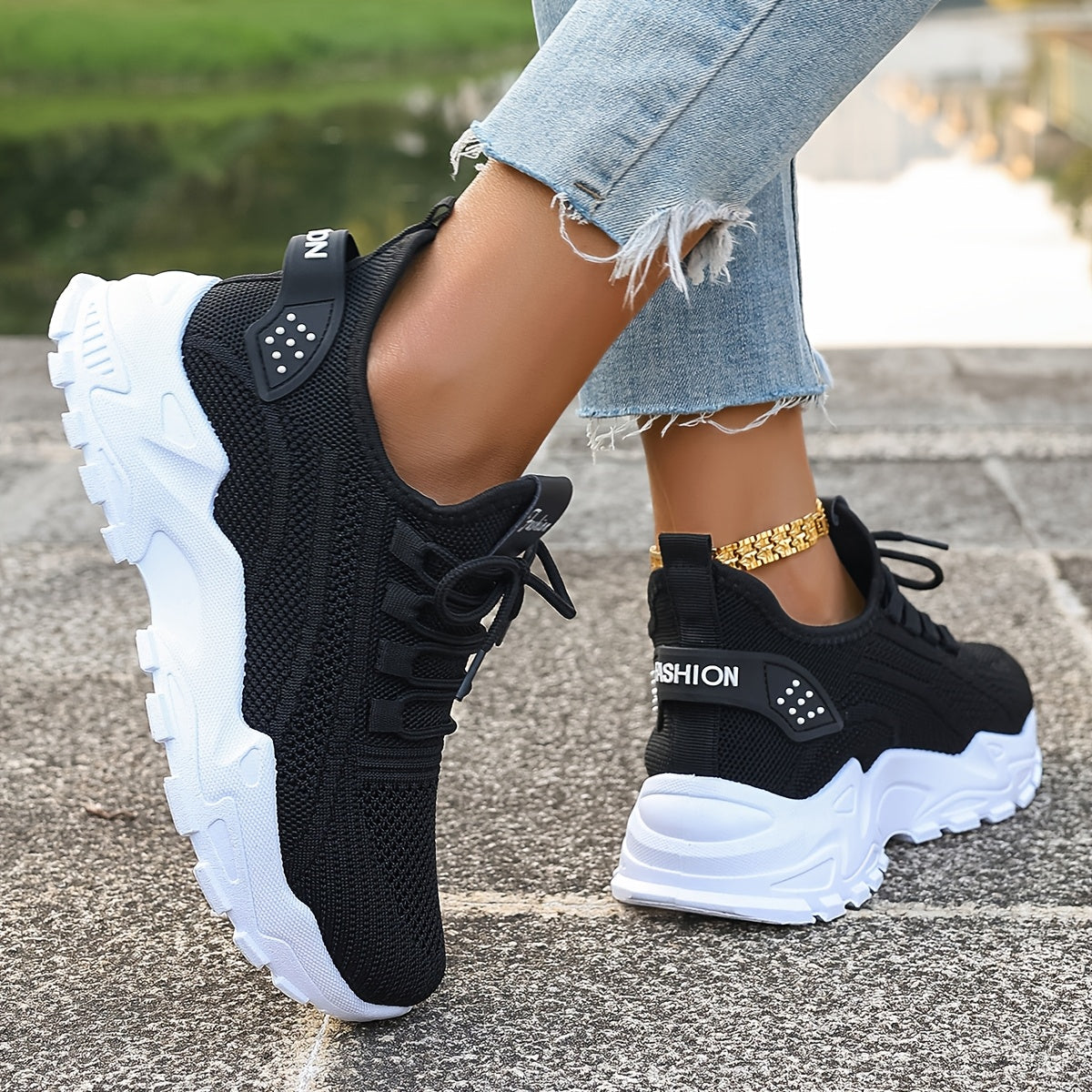 Damen-Sneaker aus bequemem, atmungsaktivem Strick