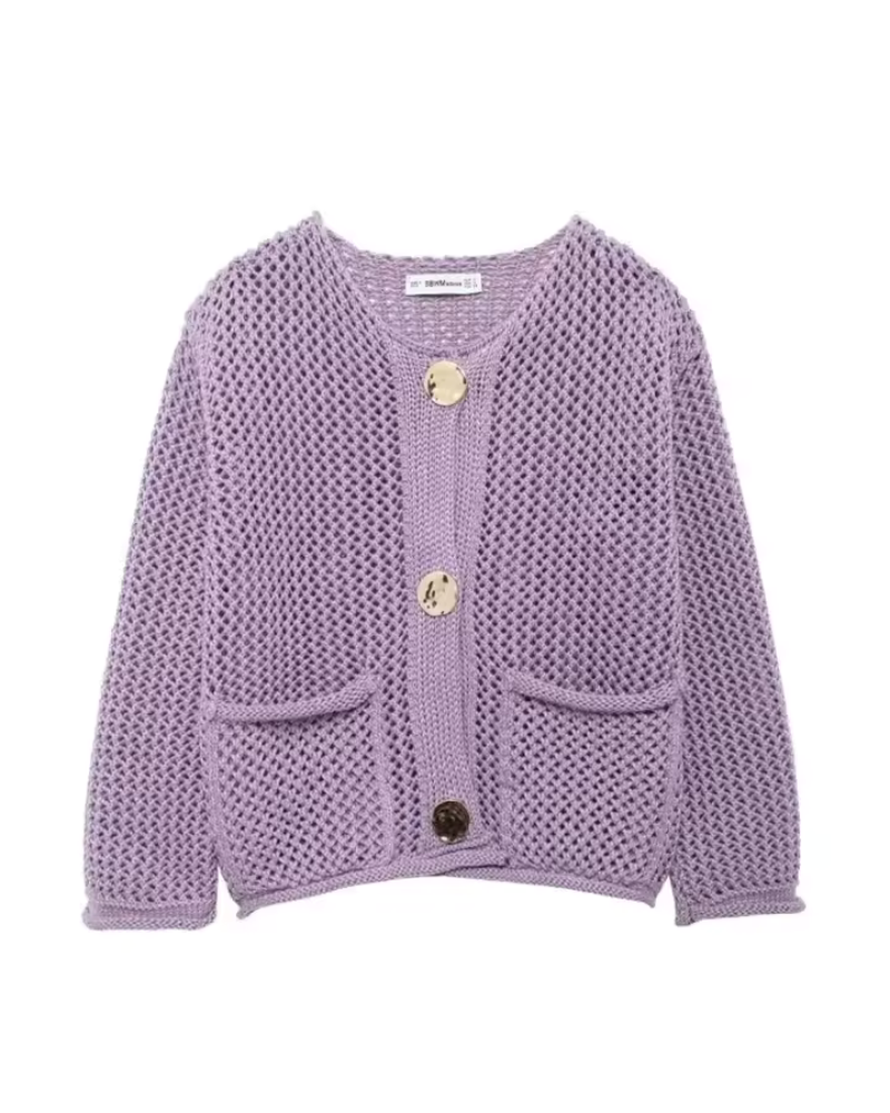 Krohn-e | Burgundy Cardigan