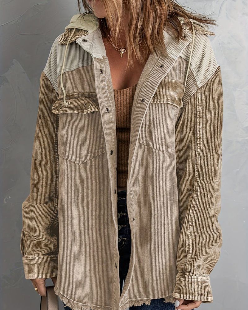 Krohn-e | Stylische Corduroy Jacke