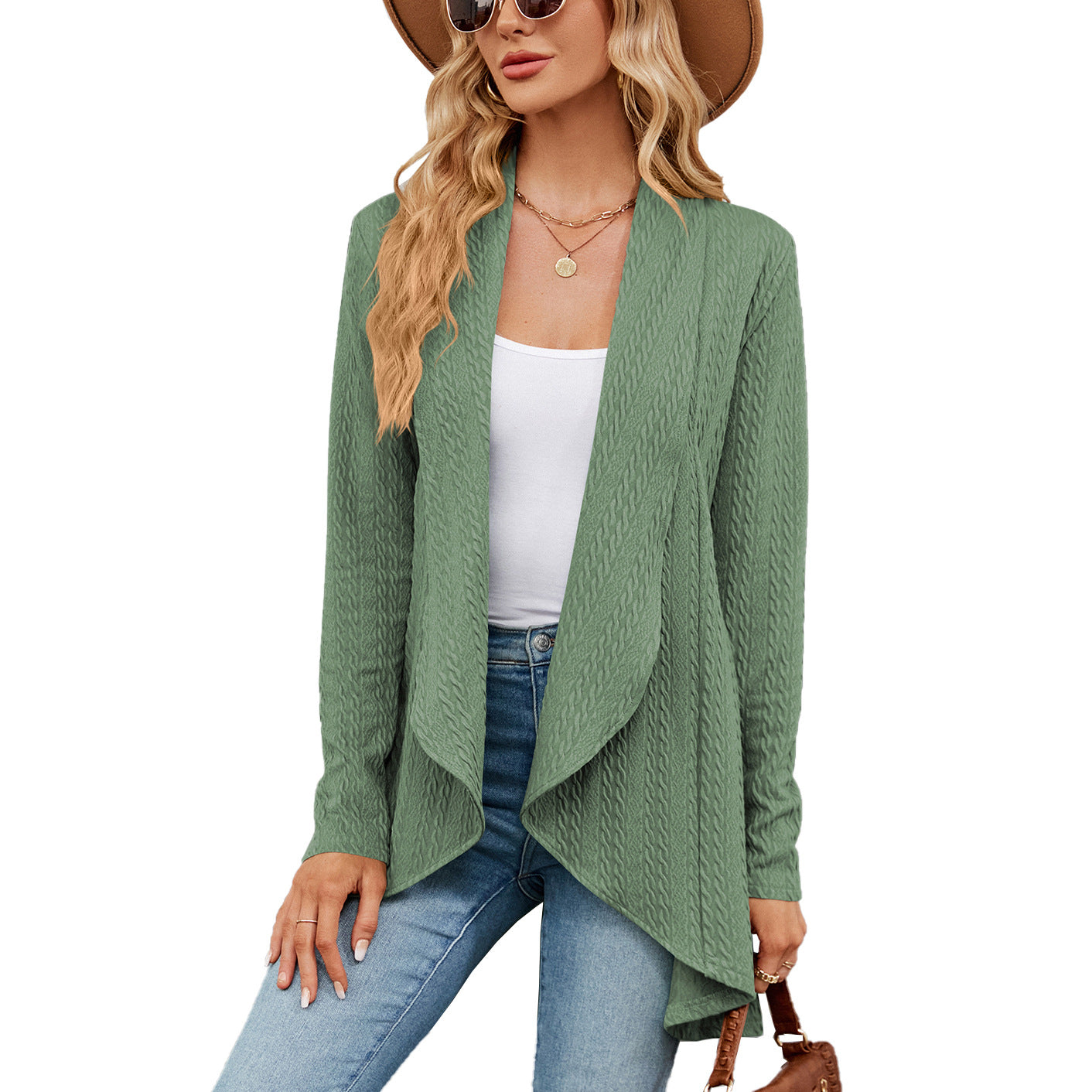 Krohn-e | Langärmelige Jacke für Damen in Uni Farbe