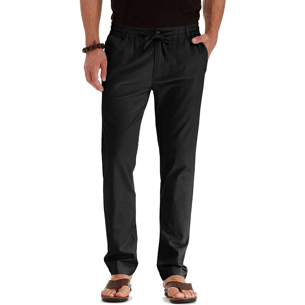 Bequeme Herrenhose im Business-Casual-Stil mit elastischem Bund