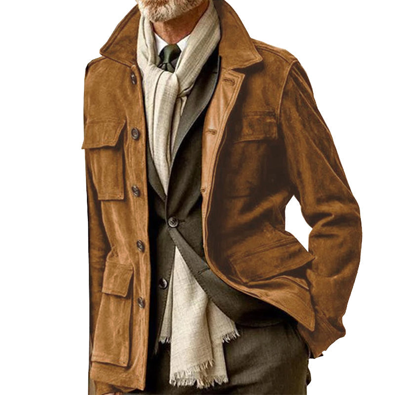 Krohn-e | Winterjacke Aus Wildleder