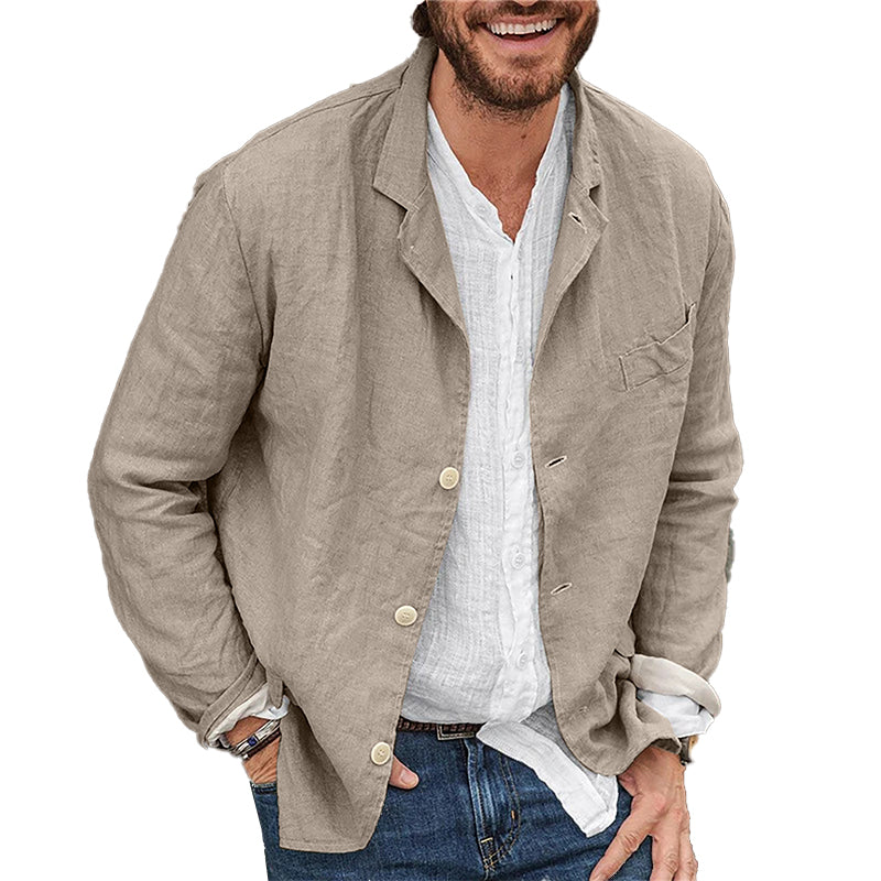 Krohn-e | Leichter Leinenblazer für Männer