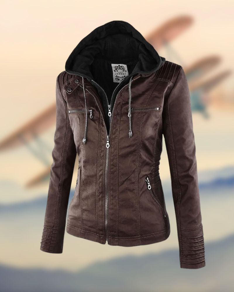 Krohn-e | Elegante und Einzigartige Lederjacke
