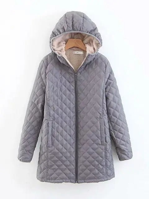 Krohn-e | Warme Steppjacke mit Kapuze