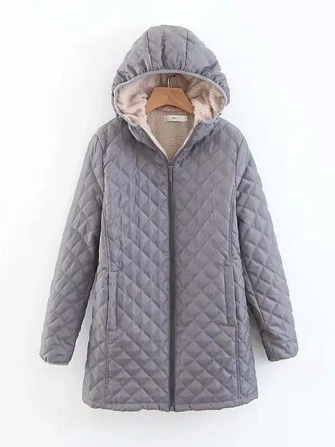 Krohn-e | Warme Steppjacke mit Kapuze