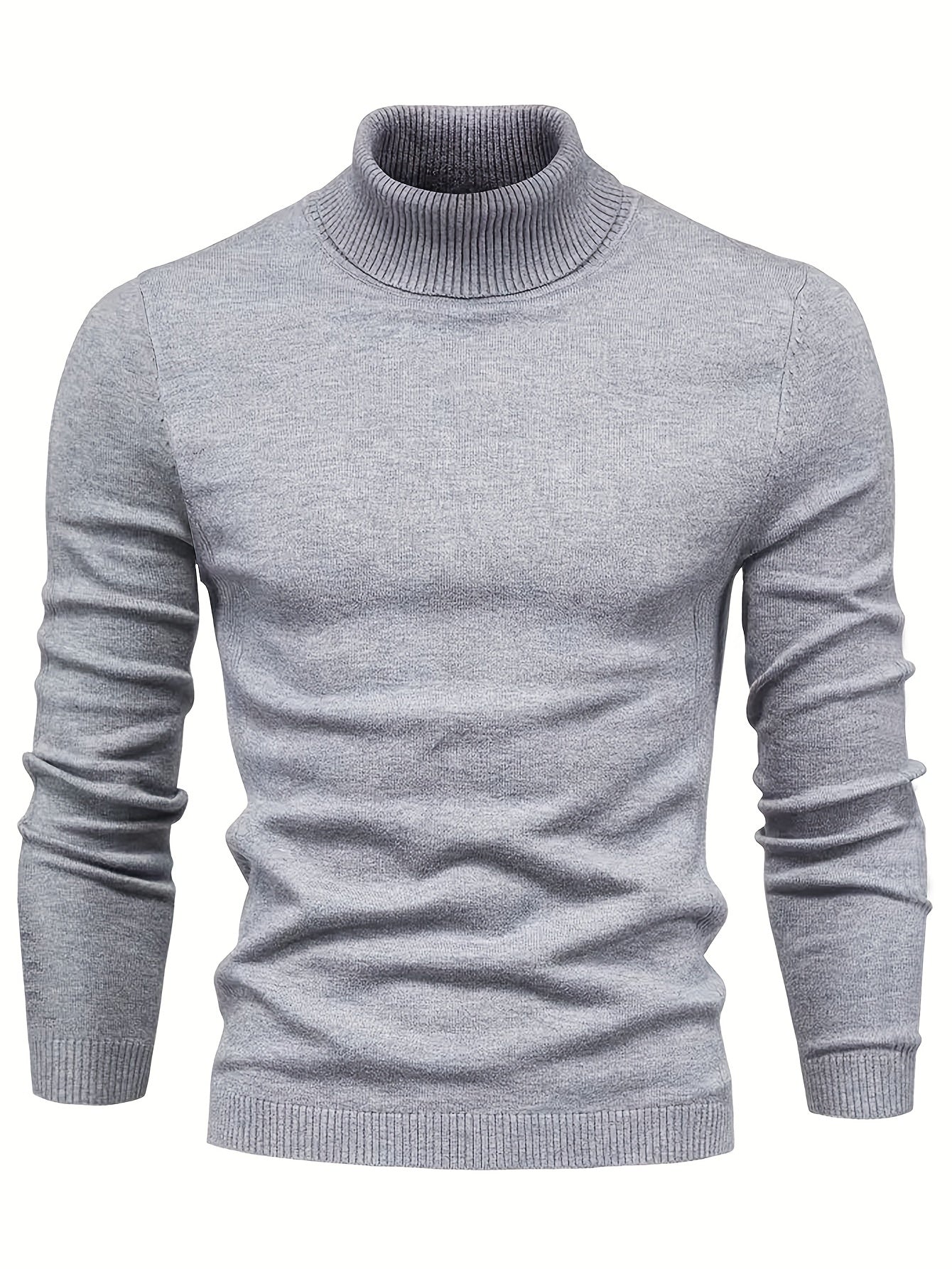 Krohn-e | Klassischer Rollkragenpullover Weich und Stilvoll Wollmischung