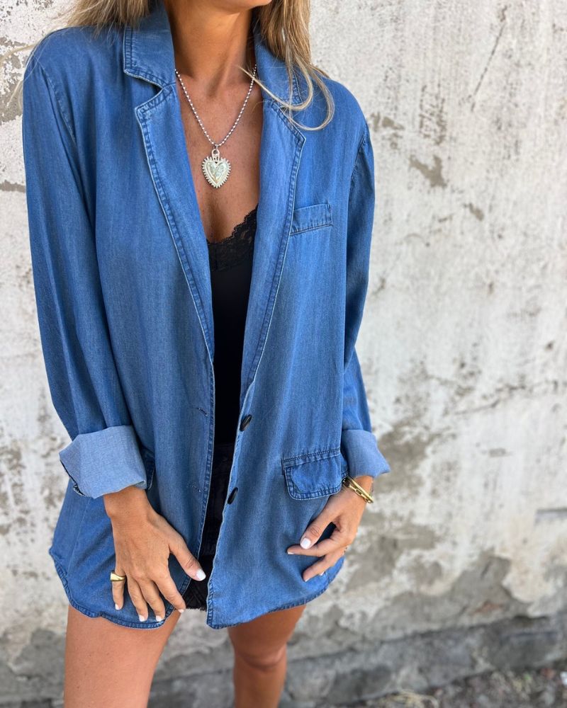 Krohn-e | Lässiger Denim Blazer